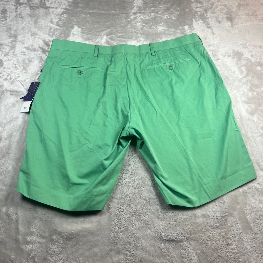 NWT Ralph Lauren Purple Label Mens 38 Shorts Green Cotton Luxury Made in Romania - Picture 8 of 8